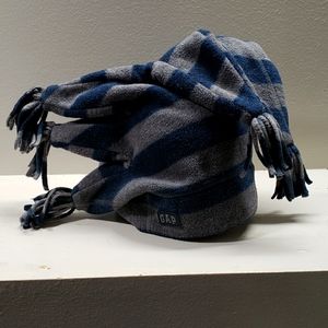 Blue and Gray Stripe Gap Jester Hat